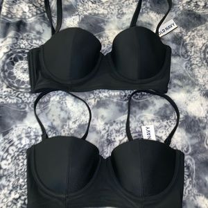 Two brand new old navy size small swimsuit tops